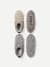 Women's Gripper Slipper Taupe Grey Mix 2-Pack L