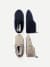Youth Gripper Slipper Navy Taupe Mix 2-Pack L