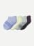 Toddler Solids Gripper Ankle Sock 4-Packk - Dawn Lime Mix L [8947]
