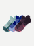 Women's Lightweight Athletic Ankle Sock 3-Pack - Plum Sky Mix L
