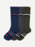 Men's Everyday Compression Sock 3-Pack - Navy Olive Mix L [8674]