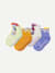Toddler Rainforest Friends Gripper Calf Sock 4-Pack - Tangerine Lime Mix L [8952]