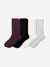Ultra Stretch Calf Sock 4-Pack - Mixed L [9291]