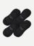 Low-Cut No Show Sock Black 4-Pack L