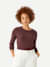 Air Slub Long Sleeve T-Shirt - Dark Cocoa WO1 [6822]