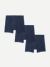 Men's Cotton Modal Blend Boxer 3-Pack - Midnight Navy L