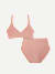 Women’s No Show Plunge Bralette + High Rise Brief - Coco Plum