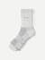Lightweight Athletic Half-Calf Socks - Grey - L [8299]
