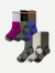 Women's Hiking Calf Sock 6-Pack - Black Moss Shade Mix