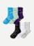Lightweight Athletic Half Calf Sock 6-Pack - Concord Mix