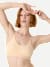 Ribbed Seamless Scoop Bralette - Wheat WO1 [7729]
