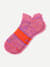 Running Ankle Socks - Bright Tomato Neon Cobalt L [8065]