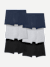Men's Cotton Modal Blend Trunk 6-Pack - Grey Navy Black Mix