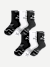 Women's Running Half Calf Sock 6-Pack - Mixed