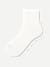Women's Lightweight Quarter Socks - White L [5859]