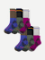 Men's Hiking Calf Sock 6-Pack - Black Moss Mix