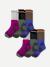 Women's Hiking Calf Sock 6-Pack - Black Moss Mix