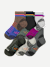 Men's Hiking Quarter Sock 6-Pack - Black Moss Shade Mix