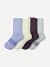 Youth Solids Calf Sock 4-Pack - Dawn Lime Mix [8453]