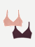 Women's No Show Plunge Bralette 2-Pack - Coco X Allspice