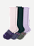 Women's Everyday Compression Sock 3-Pack (15-20mmHg) - pink pine mix L [10247]