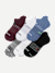 Men's All-Purpose Performance Ankle Sock 6-Pack - blue smoke mix L