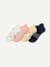 Women's Garden Party Ankle Sock 4-Pack - Pink Meringue Mix L