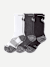 Women's Running Calf Sock 3-Pack - bee-mix - 10