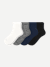 Women's Lightweight Quarter Sock 4-Pack - Mixed L [8373]