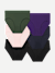 Women's Seamless High Rise Brief 6-Pack - Dark Elm Concord Mix L