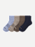 Quarter Socks 4-pack - Navy Birch Mix L [10489]