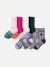 Youth Calf Sock 8-Pack - Pink Pine Originals MIx L