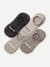 Cushioned No Show Sock 4-Pack - Heather L [8365]