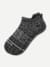 Merino Wool Bland Ankle Socks - Charcoal L [7531]