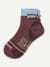 Merino Wool Blend Hiking Quarter Socks - blue plum L [9718]