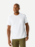Pima Cotton Pocket Crew Neck T-Shirt - White MO1 [8527]