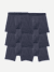 Men's Cotton Modal Blend Boxer Brief 6" 6-Pack - Midnight Stripe Pack L