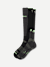Mid-Cushion Merino Wool Ski & Snowboard Socks - black lime L [9714]