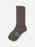Modern Rib Calf Socks - mushroom L [10034]