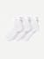 Women's Lightweight Bow Quarter Sock 3-Pack - white bow mix L