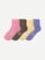 Modern Rib Quarter Socks - rose dusk mix L [10593]