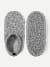 Youth Marl Gripper Slipper - Medium Grey Heather L [6718]