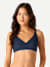 Women's No Show Plunge Bralette - Midnight Navy WO1 [8252]