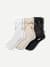 Lightweight Bow Half Calf Socks - neutral mix L [10623]