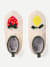 Youth Patterned Gripper Slipper - Strawberry Lemonade L [9067]
