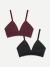Women's Seamless Triangle Bralette 2-Pack
