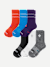 Youth All-Purpose Performance Calf Sock 6-Pack - burnt orange mix L