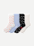 Women’s Valentine’s Half Calf Sock 4-Pack - Heart Mix L