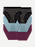 Women's Seamless Brief 6-Pack - Fog Stripe Fig Mix L