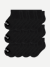 Toddler Lightweight Calf Sock 12-Pack - Black L